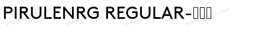 PIRULENRG REGULAR字体转换